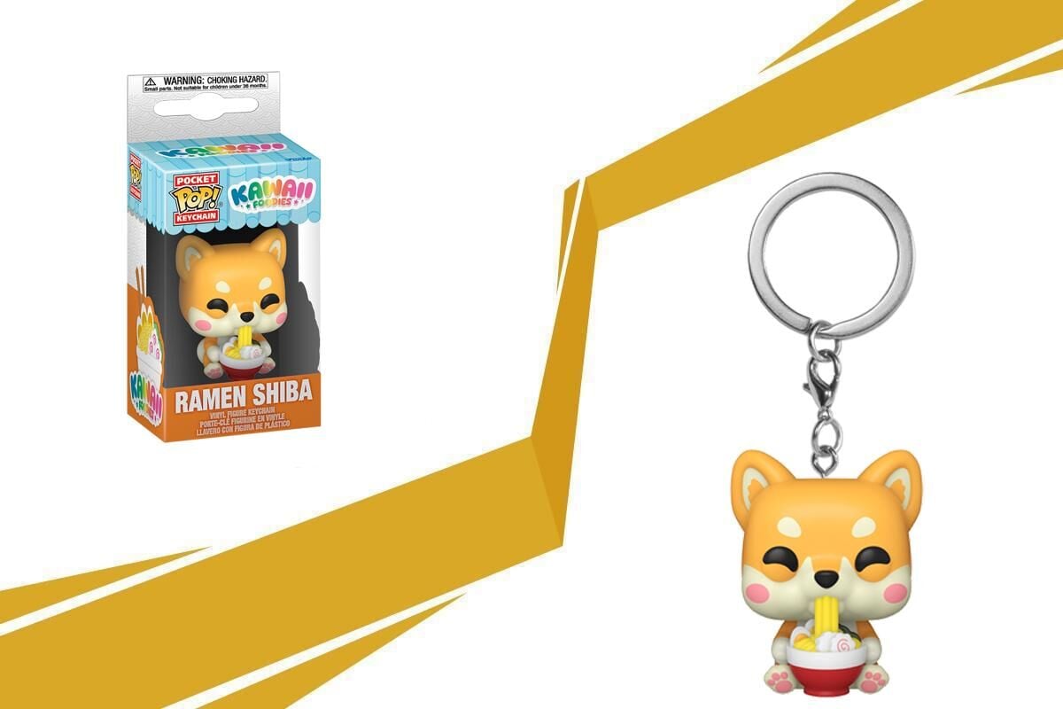 FUNKO POP KEYRING / KAWII FOODIES RAMEN SHIBA POP