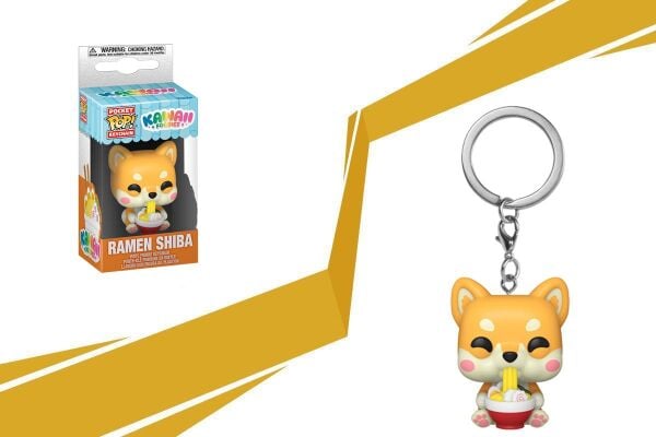 FUNKO POP KEYRING / KAWII FOODIES RAMEN SHIBA POP