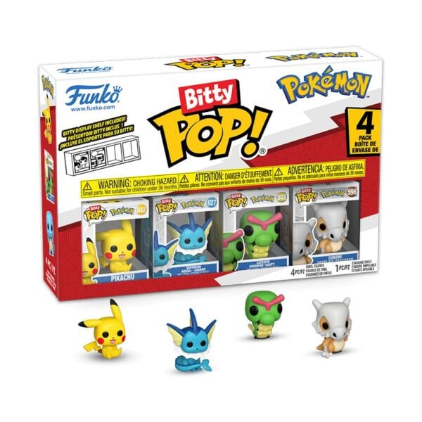 FUNKO POP / POKEMON PIKACHU BITTY 4-PACK MINI POP FIGURE