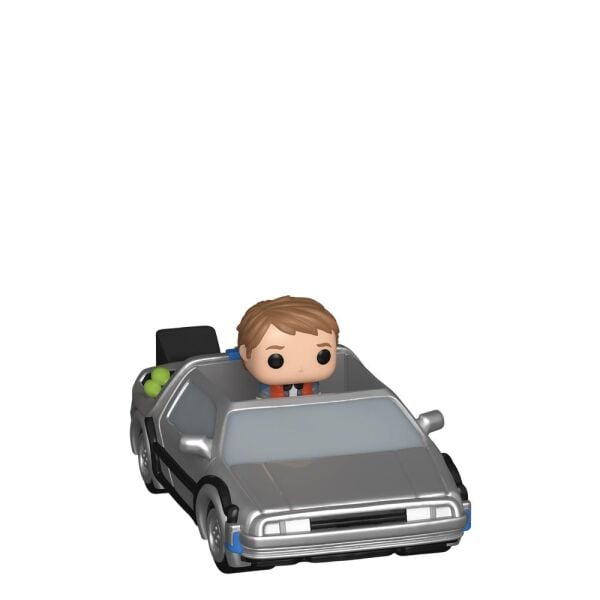 FUNKO POP / BACK TO THE FUTURE MARTY MCFLY AND TIME MACHINE BITTY RIDE POP FIGURE