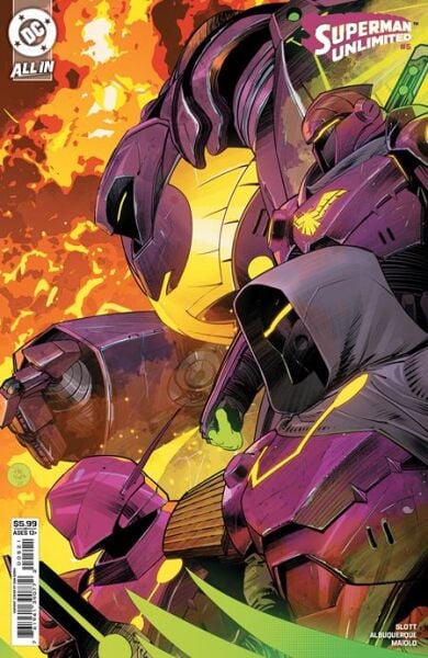 SUPERMAN UNLIMITED #5 CVR B DAN MORA CARD STOCK VAR