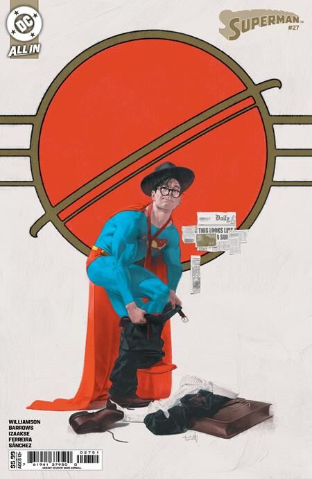 SUPERMAN #27 CVR D MARC ASPINALL CARD STOCK VAR