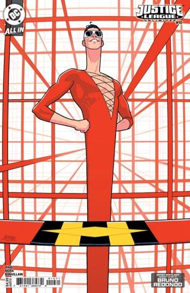 JUSTICE LEAGUE UNLIMITED #10 CVR E BRUNO REDONDO ARTIST SPOTLIGHT CARD STOCK VAR