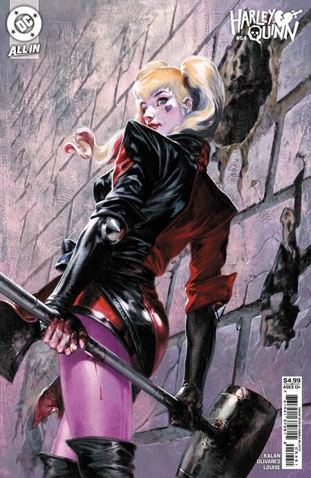 HARLEY QUINN #54 CVR D GABRIELE DELL OTTO GOTHAM CARD STOCK VAR