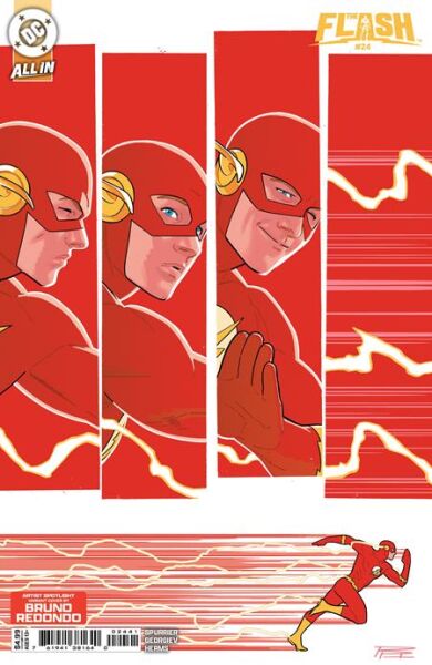 FLASH #24 CVR D BRUNO REDONDO ARTIST SPOTLIGHT CARD STOCK VAR
