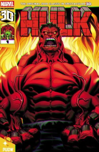RED HULK (2008) #1 PAN DIMENSIONAL 3D EDITION