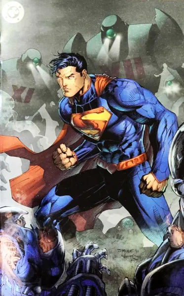 ACTION COMICS #1 SDCC Jim Lee FOIL Virgin Variant Cover Limited To ONLY 500