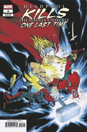 DEADPOOL KILLS THE MARVEL UNIVERSE ONE LAST TIME #4 DECLAN SHALVEY VARIANT