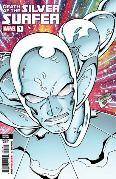 DEATH OF THE SILVER SURFER #1 SECOND PRINTING RON LIM