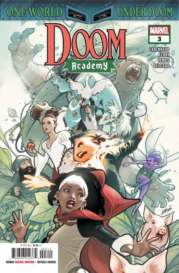 DOOM ACADEMY #3 PABLO VILLALOBOS COVER