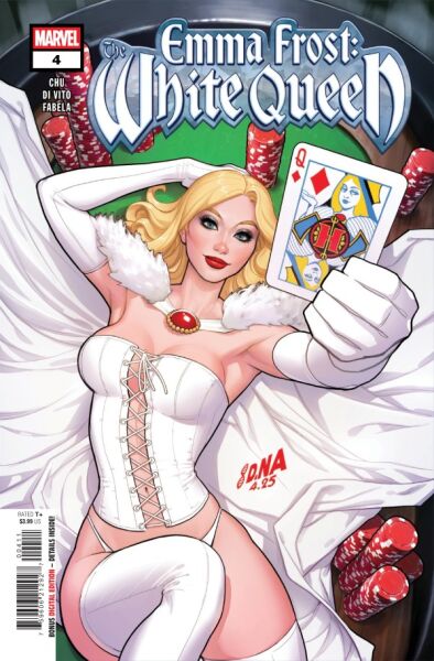 EMMA FROST WHITE QUEEN #4 DAVID NAKAYAMA COVER