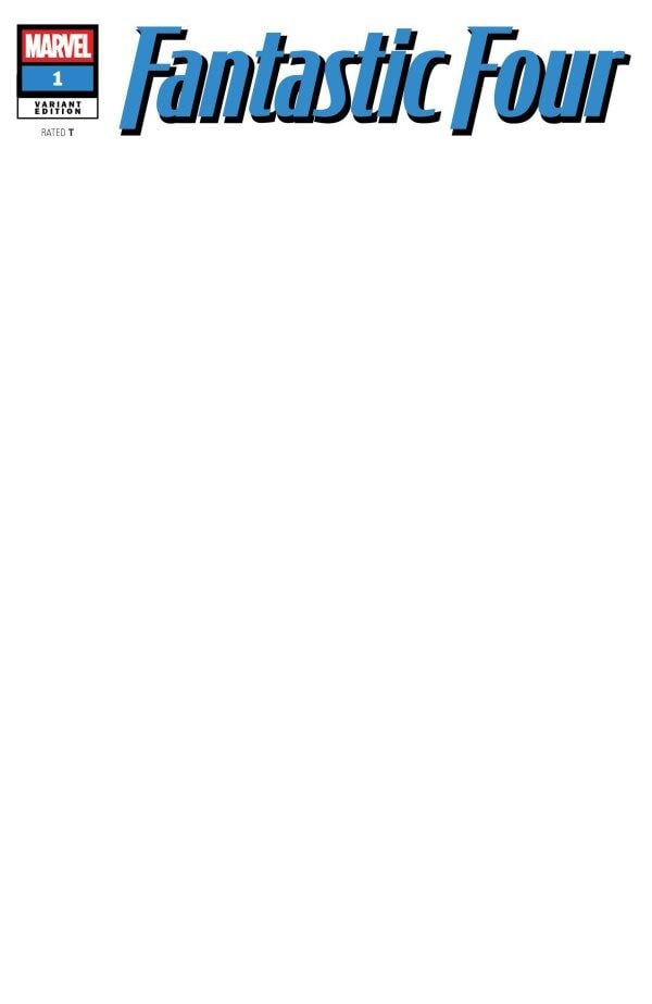 FANTASTIC FOUR #1 BLANK VARIANT