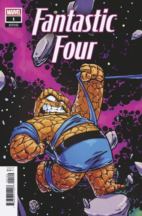 FANTASTIC FOUR #1 SKOTTIE YOUNG CONNECTING VARIANT