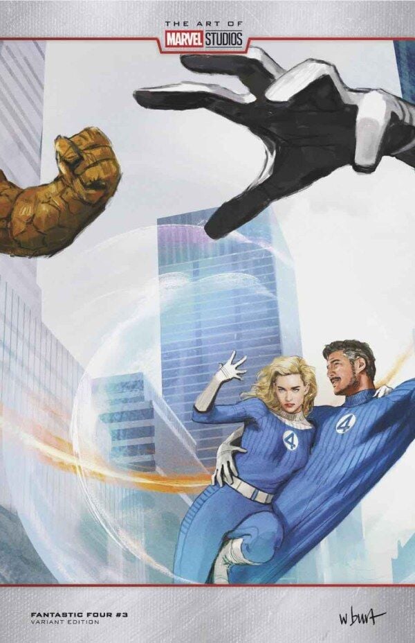 FANTASTIC FOUR #3 WESLEY BURT MARVEL STUDIOS WRAPAROUND VARIANT