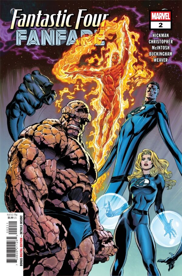 FANTASTIC FOUR FANFARE #2 CLAUDIO CASTELLINI COVER