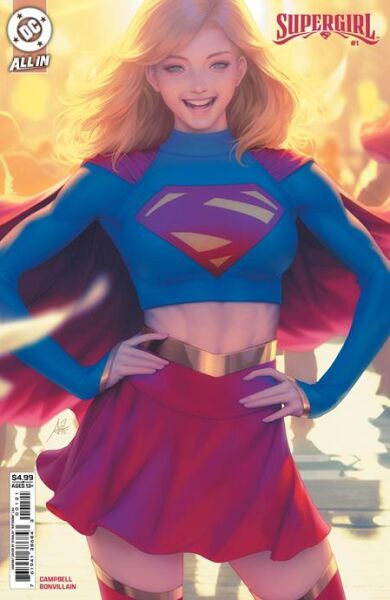 SUPERGIRL #1 CVR B STANLEY ARTGERM LAU CARD STOCK VAR