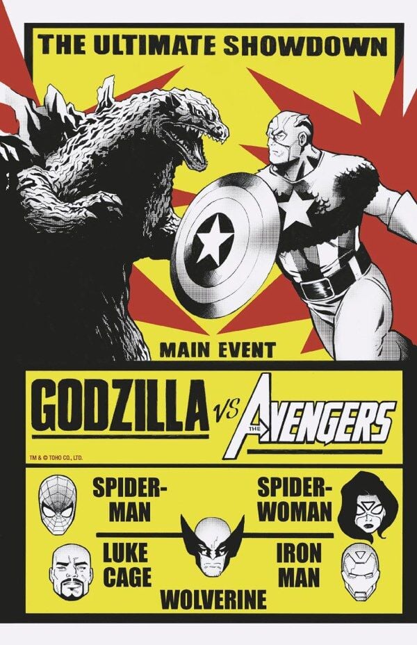 GODZILLA VS. AVENGERS #1 LEE GARBETT VS VARIANT