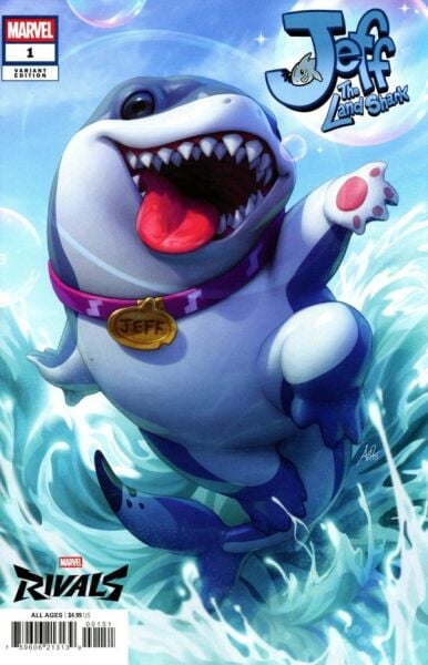 JEFF THE LAND SHARK #1 STANLEY ARTGERM MARVEL RIVALS VARIANT