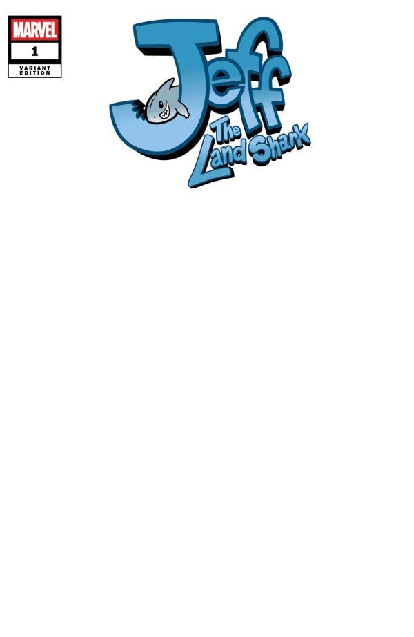 JEFF THE LAND SHARK #1 BLANK VARIANT