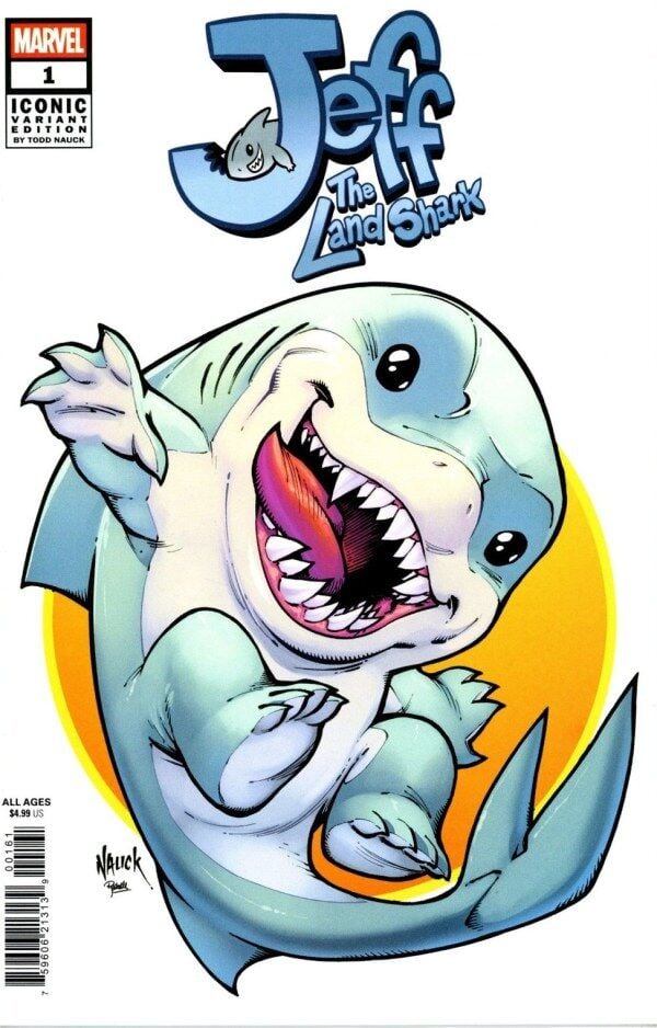 JEFF THE LAND SHARK #1 TODD NAUCK ICONIC VARIANT
