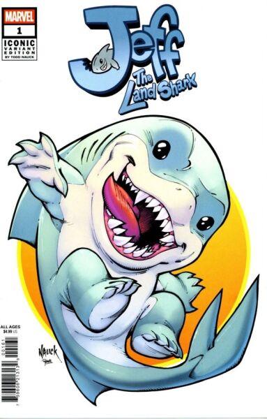JEFF THE LAND SHARK #1 TODD NAUCK ICONIC VARIANT