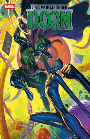ONE WORLD UNDER DOOM #7 BEN HARVEY COVER