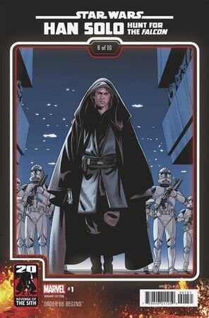 STAR WARS: HAN SOLO - HUNT FOR THE FALCON #1 CHRIS SPROUSE REVENGE OF THE SITH 20TH ANNIVERSARY VARIANT