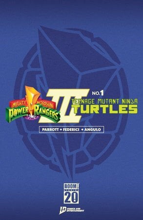 MIGHTY MORPHIN POWER RANGERS / TEENAGE MUTANT NINJA TURTLES III #1 INTERMIX POLYBAG COVER