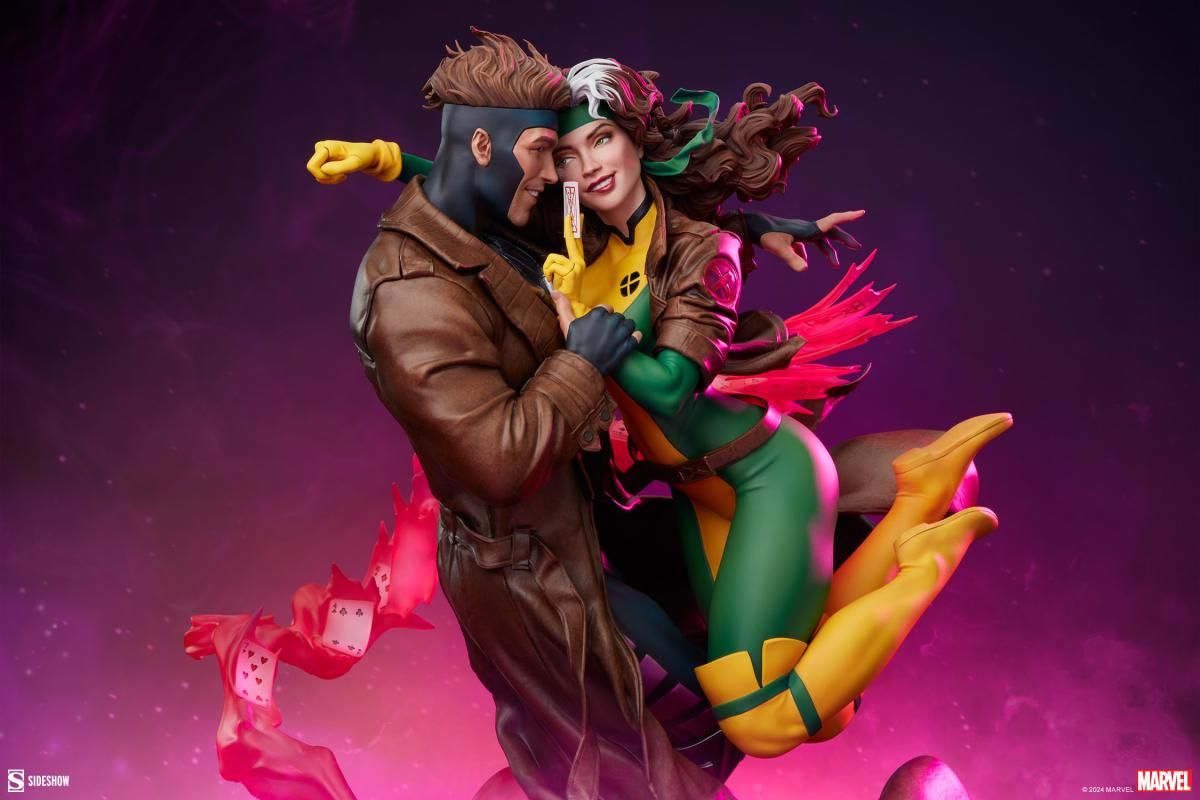 Gambit & Rogue Statues (Diorama) - PRE ORDER