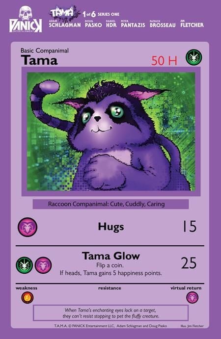 TAMA #1 (OF 6) Second Printing Cvr A Jim Fletcher Cute Cuddly Caring Tama