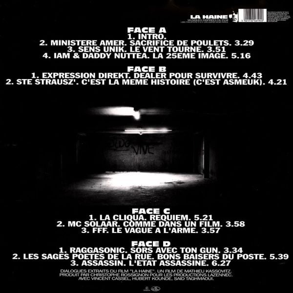 V.A. -  OST La Haine (DT: Hass) Red Vinyl Edition