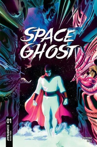 SPACE GHOST (2025) #1 CVR V FOC BONUS ALEX ROSS ULTRAVIOLET VAR
