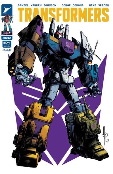 TRANSFORMERS #21 2ND PTG CVR A JASON HOWARD DECEPTICON CVR