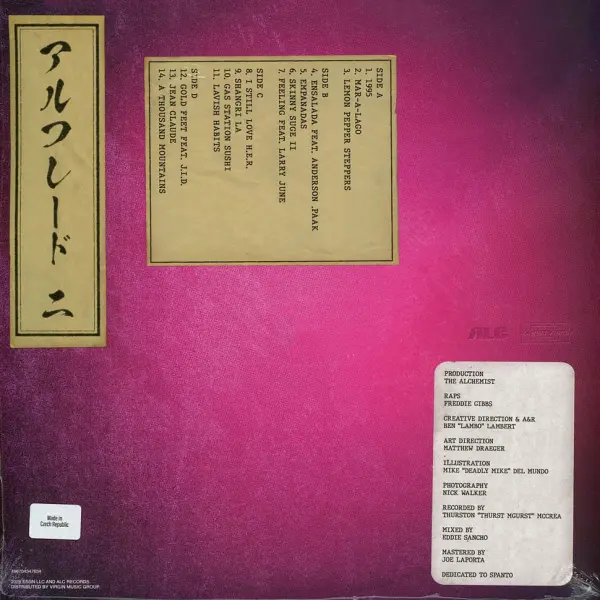 FREDDIE GIBBS & THE ALCHEMIST - ALFREDO II