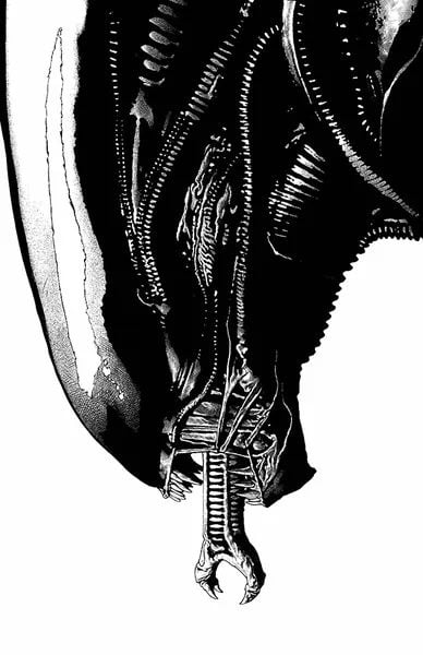 Alien #1 - Travis Charest Black & White Diamond 40th Anniversary Virgin Variant