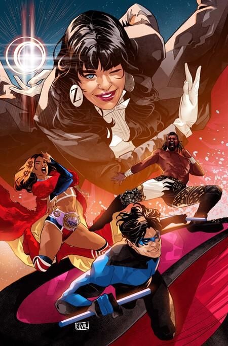 DC X AEW #1 (OF 2) CVR C EDWIN GALMON CARD STOCK VAR - PRE-ORDER