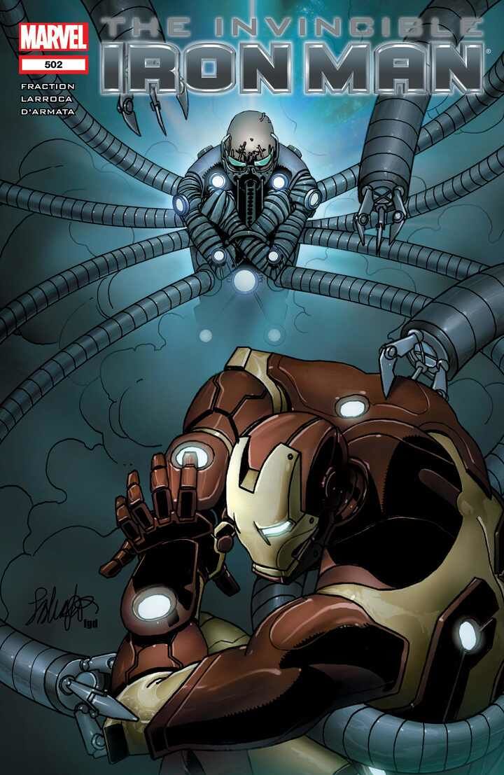 INVINCIBLE IRON MAN #502 (2011) SALVADOR LARROCA COVER
