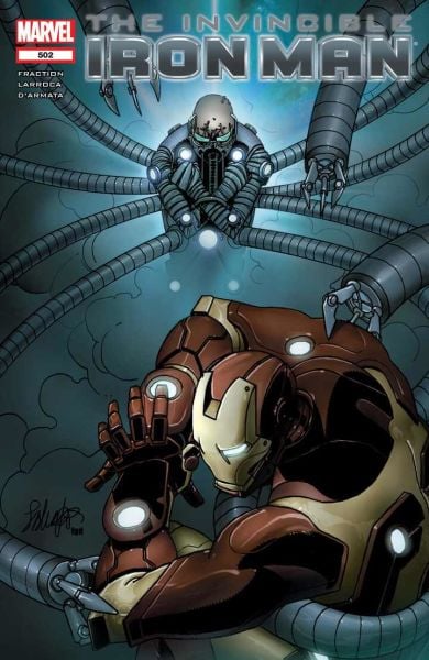 INVINCIBLE IRON MAN #502 (2011) SALVADOR LARROCA COVER