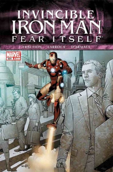 INVINCIBLE IRON MAN #504 (2011) SALVADOR LARROCA COVER
