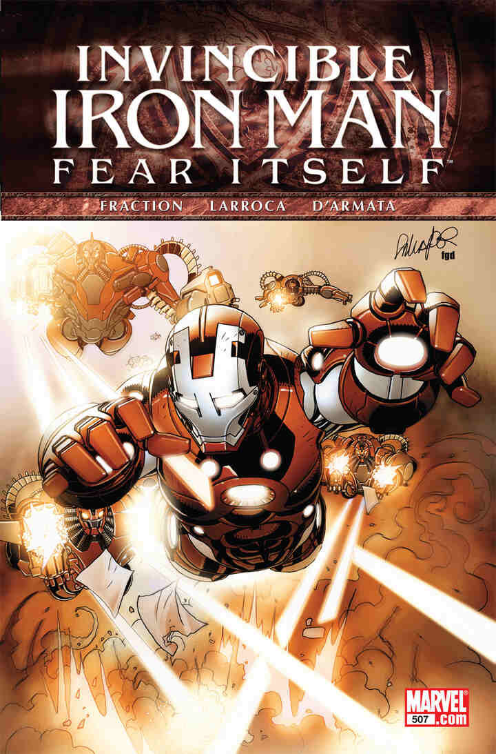 INVINCIBLE IRON MAN #507 (2011) SALVADOR LARROCA COVER