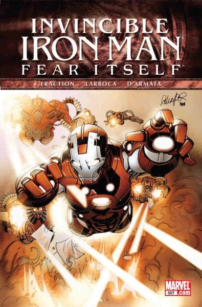 INVINCIBLE IRON MAN #507 (2011) SALVADOR LARROCA COVER