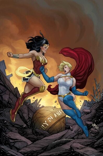 DC K.O. #1 (OF 4) CVR D FRANK CHO CARD STOCK VAR