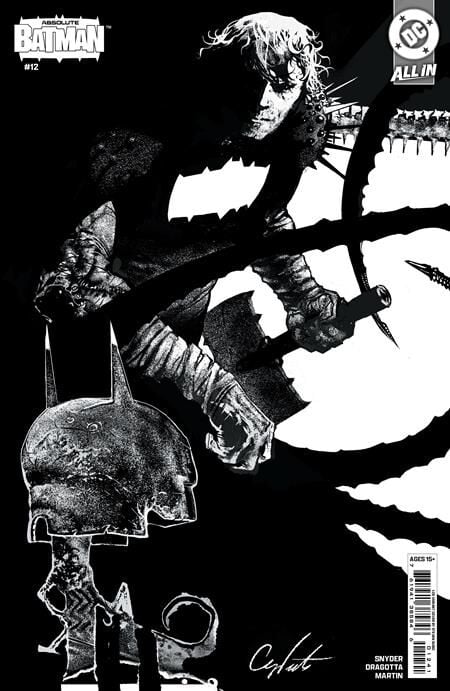 ABSOLUTE BATMAN #12 CVR E INC 1:25 STEVAN SUBIC CARD STOCK VAR