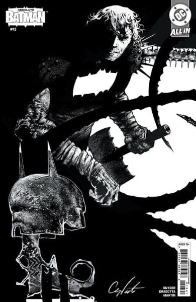 ABSOLUTE BATMAN #12 CVR E INC 1:25 STEVAN SUBIC CARD STOCK VAR