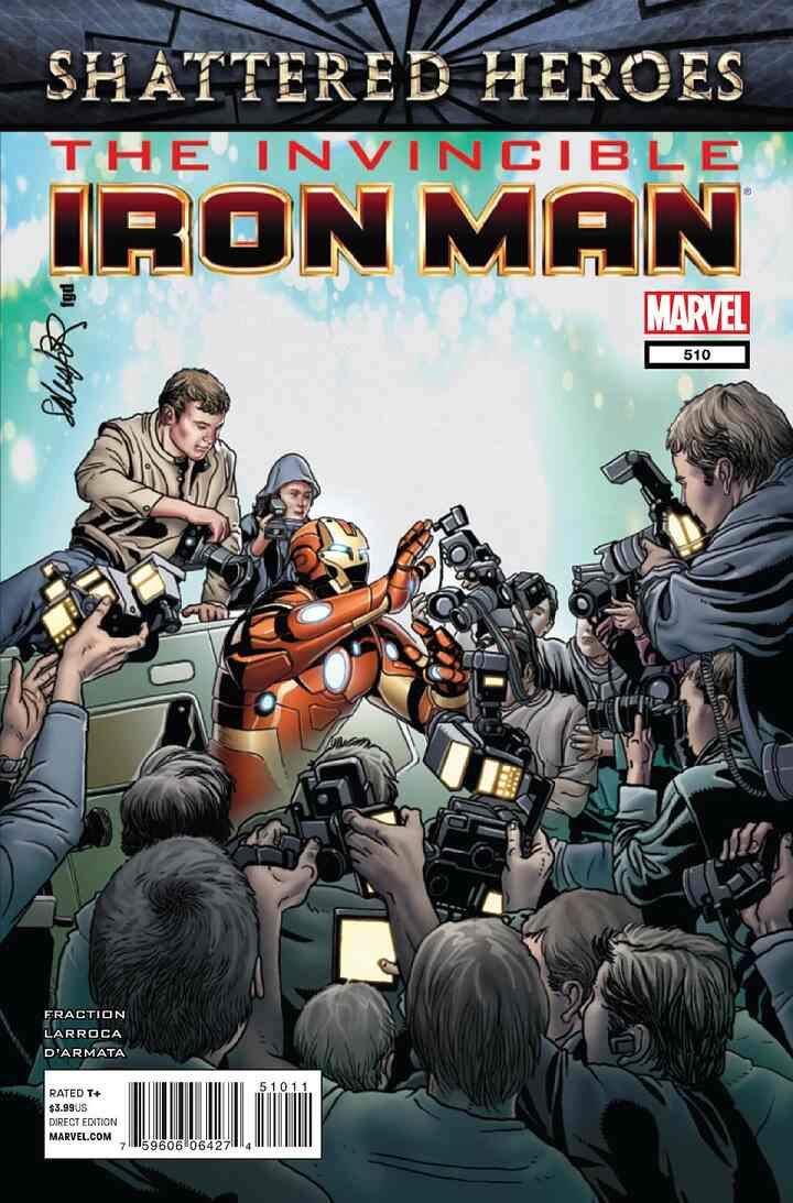 INVINCIBLE IRON MAN #510 (2011) SALVADOR LARROCA COVER