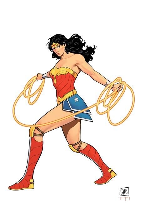 WONDER WOMAN #31 CVR G DANIEL SAMPERE CORNER BOX SPOT FOIL VAR - PRE-ORDER