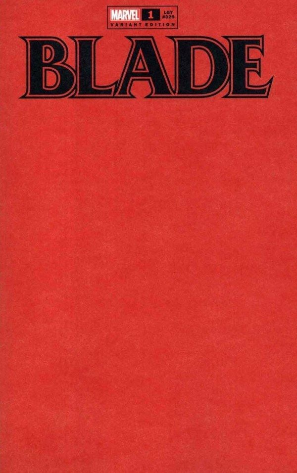 Blade #1 - Blood Red Blank Variant