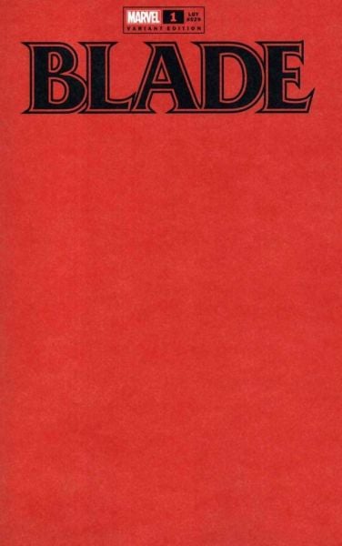 Blade #1 - Blood Red Blank Variant