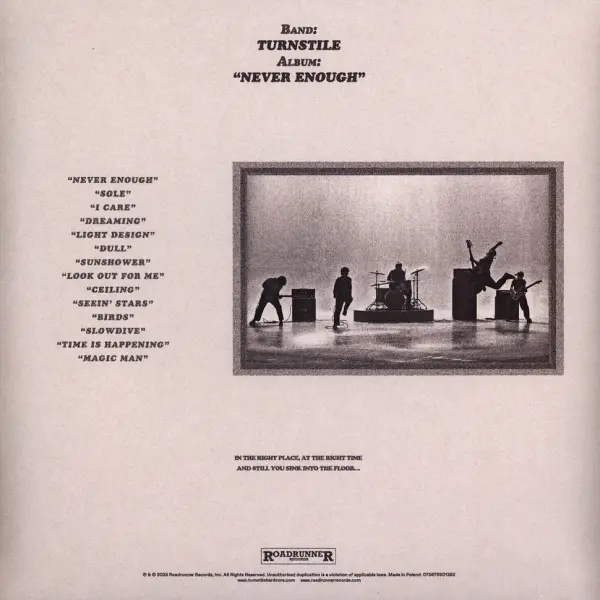 TURNSTILE - NEVER ENOUGH VINYL EDITION