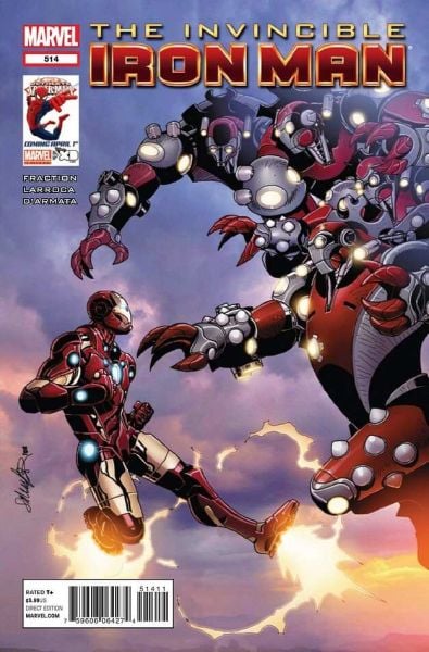INVINCIBLE IRON MAN #514 (2012) SALVADOR LARROCA COVER
